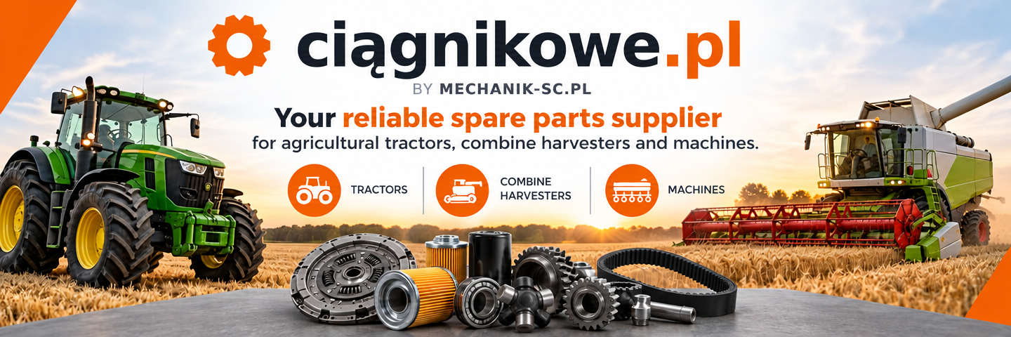 Części do ciągników rolniczych Massey Ferguson, John Deere, Claas, Renault, Fendt, Valtra, Valmet, New Holland, Case, Steyr | www.ciagnikowe.pl